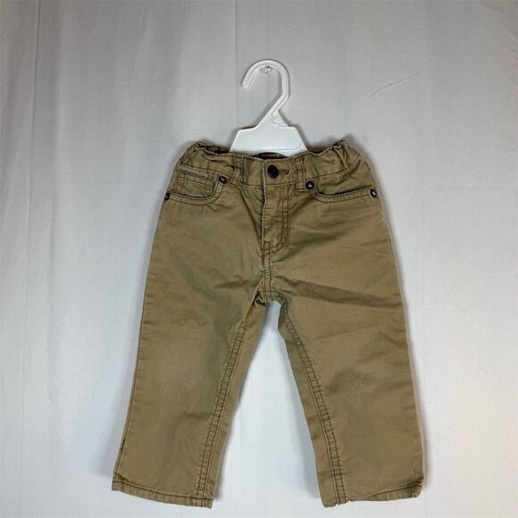 OshKosh B'gosh Other - OshKosh B'gosh Toddler Unisex Jeans Tan Slim Straight 5-Pocket Elastic Waist